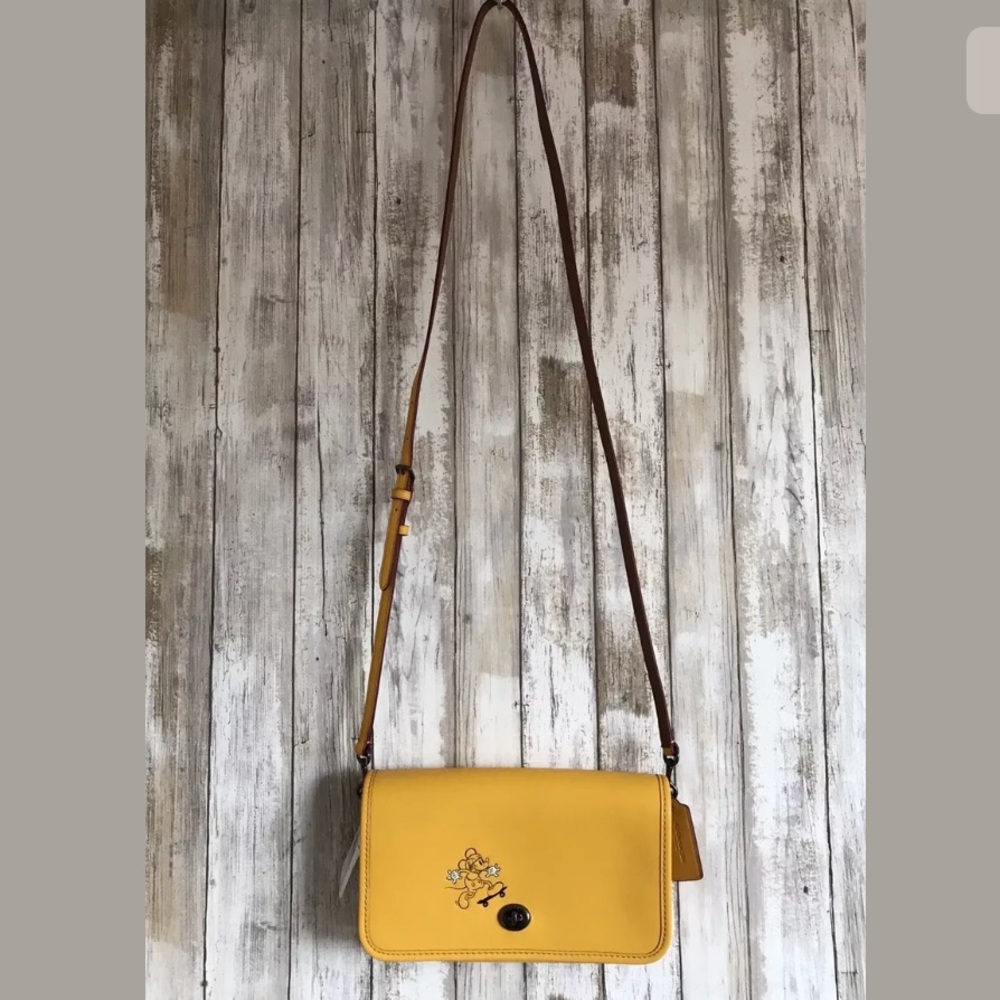COACH x Disney Mickey Skateboard Crossbody Bag NWT